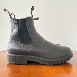Blundstone 1448 High Top Black Leather Chelsea Boot | AU 4
